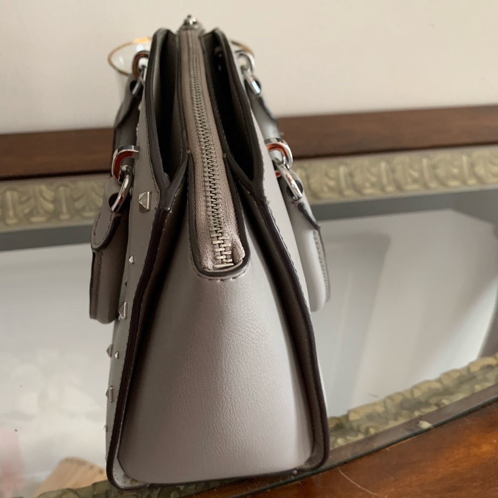 Michael Kors Gray Satchel with Silver Studs - Picture 5 of 8